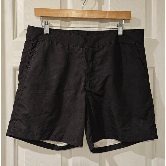 Retromarine Swim Trunks Mens size 34 Black 5.5'' Swim Short NWT‎ - Picture 2 of 7